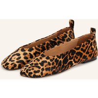 Inuovo Inuovo Ballerinas Aus Ponyfell beige