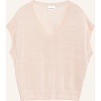 comma Comma Pullunder Mit Leinen beige