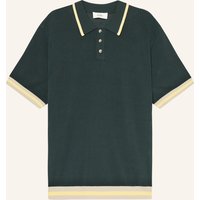 Les Deux Les Deux Strick-Poloshirt gruen
