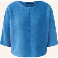 Oui Pullover blau