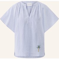 Oui Oui Blusenshirt blau