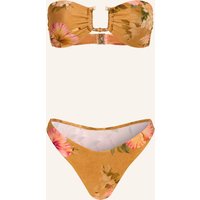 Zimmermann ZIMMERMANN Bandeau-Bikini MAHON BAMBOO
