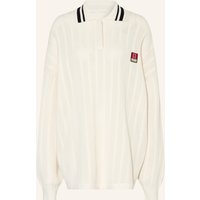 KARO KAUER Karo Kauer Strick-Poloshirt weiss
