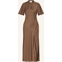 CLAUDIE PIERLOT Claudie Pierlot Satinkleid Mit Rüschen braun
