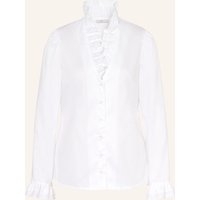 WALDORFF Waldorff Bluse Mit Rüschen weiss