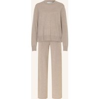 SOFT GOAT Soft Goat Set: Cashmere-Pullover Und Cashmere-Hose grau