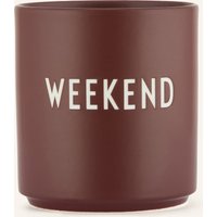 DESIGN LETTERS Design Letters Becher braun