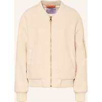 BOMBERS ORIGINAL Bombers Original Teddyfell-Blouson weiss