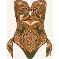 Zimmermann Zimmermann Bandeau-Badeanzug Mahon gruen
