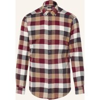 DUNKELROT / BEIGE / SCHWARZ