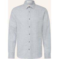 Gant Gant Flanellhemd Regular Fit grau