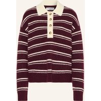 Marc O'Polo DENIM Strick-Poloshirt mit Alpaka