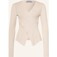 MORE & MORE Pullover in Wickeloptik