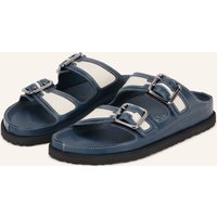 1774 BIRKENSTOCK 1774 Birkenstock Pantoletten Arizona Bold Canvas blau