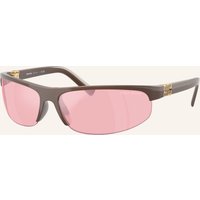 DUNKELBRAUN/ PINK VERSPIEGELT