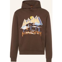 DUNKELBRAUN / BEIGE / BLAU