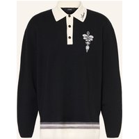AMIRI Amiri Strick-Poloshirt schwarz