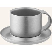 Service Projects Service Projects Kaffeetasse Arlo 03 Mit Untertasse silber