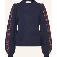 DUNKELBLAU / COGNAC / FUCHSIA