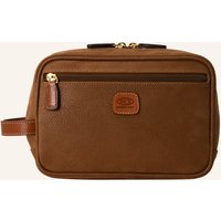 Bric's Bric's Kosmetiktasche Life braun