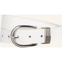 Condor Condor Ledergürtel weiss