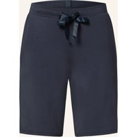 Schiesser Schlafshorts Mix+Relax blau