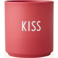 DESIGN LETTERS Design Letters Becher Kiss rot