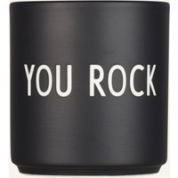 DESIGN LETTERS Design Letters Becher You Rock schwarz