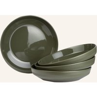 Marc O'Polo Marc O'polo 4er-Set Suppenteller Moments gruen