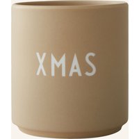 DESIGN LETTERS Design Letters Becher X-Mas beige