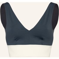 MYMARINI Mymarini Bralette-Bikini-Top Yogatop Zum Wenden Mit Uv-Schutz 50+ schwarz