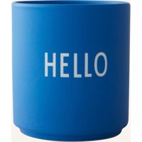 DESIGN LETTERS Design Letters Becher Hello blau