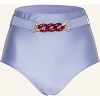 Zimmermann Zimmermann High-Waist-Bikini-Hose Cira Chain Belt lila