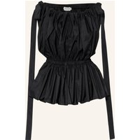 McQUEEN Mcqueen Off-Shoulder-Bluse schwarz