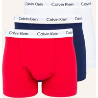 Calvin Klein 3er-Pack Boxershorts Cotton Stretch blau