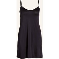 Hanro Hanro Nachthemd Satin Deluxe Aus Satin schwarz