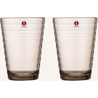 Iittala Iittala 2er-Set Trinkgläser Aino Aalto beige