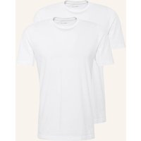 Olymp Olymp 2er-Pack T-Shirts weiss