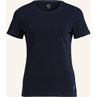 BOVIVA Boviva T-Shirt Mit Schmucksteinen blau