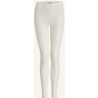 Hanro Lounge-Leggings Woolen Silk Aus Merinowolle Mit Seide weiss