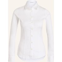 Soluzione Soluzione Hemdbluse Aus Jersey weiss
