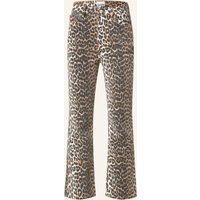 Ganni Ganni 7/8-Jeans beige
