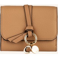 Chloé Chloé Geldbörse Alphabet beige