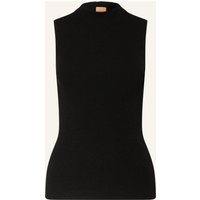 Boss Stricktop Feskies schwarz