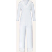 CALIDA Calida 7/8-Schlafanzug Elegant Dreams blau