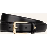 aigner Ledergürtel Business schwarz