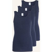 Sanetta Sanetta 3er-Pack Unterhemden blau