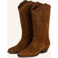 BA&SH Ba&Sh Cowboy Boots Claurys braun