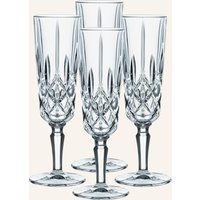 Nachtmann Nachtmann 4er-Set Champagnergläser Noblesse transparent