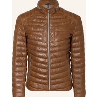 Milestone Milestone Lederjacke Ms-Malik Mit Sorona®Aura-Isolierung beige